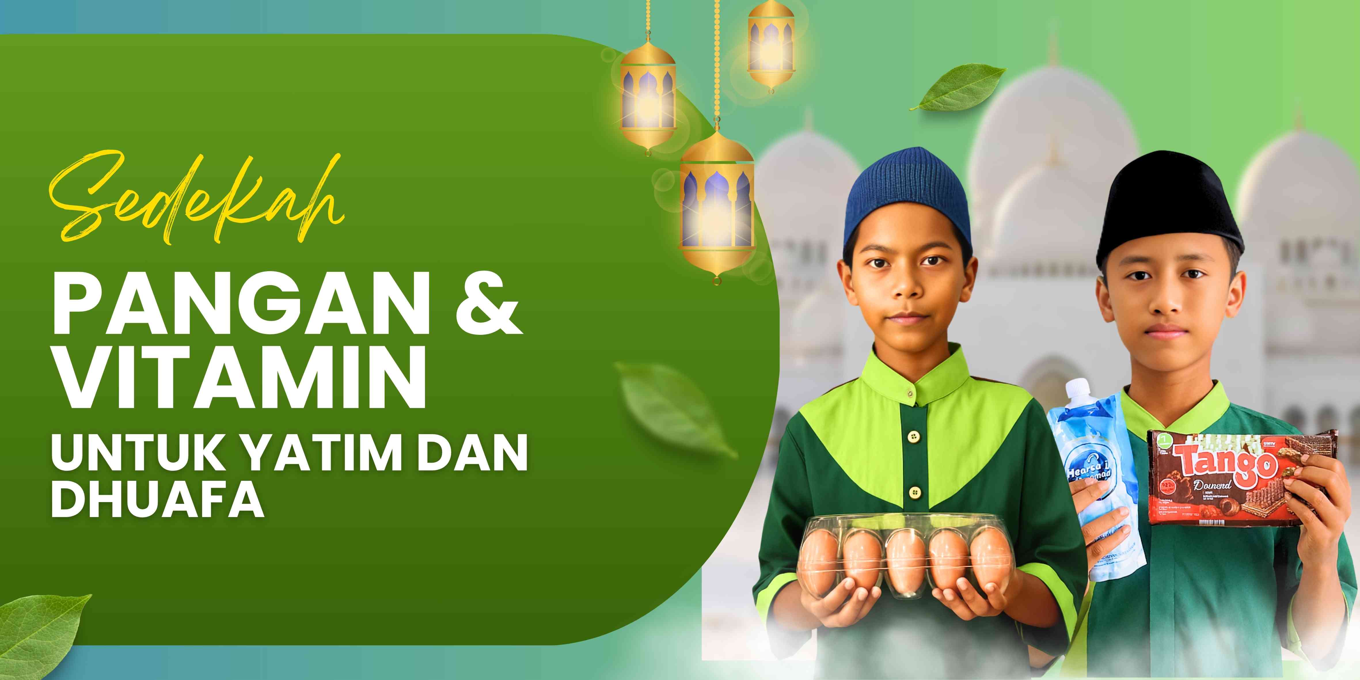 Sedekah Pangan dan Vitamin Untuk Yatim Dhuafa